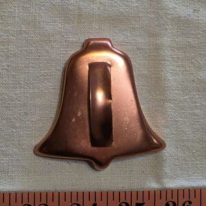 Copper Bell Cookie Cutter - Festive Metal Baking Cutter